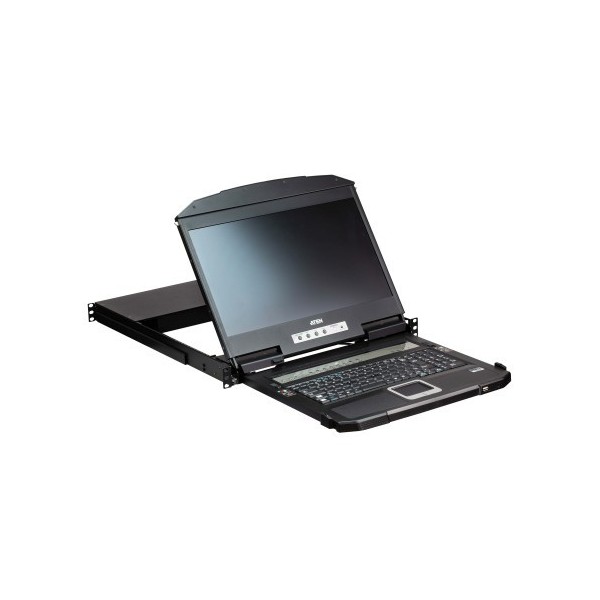 ATEN 1344724 CL3884NW-ATA-SG ATEN Consola LCD panorámica multiview dual rail con switch KVM integrado HDMI USB de 4 puertos