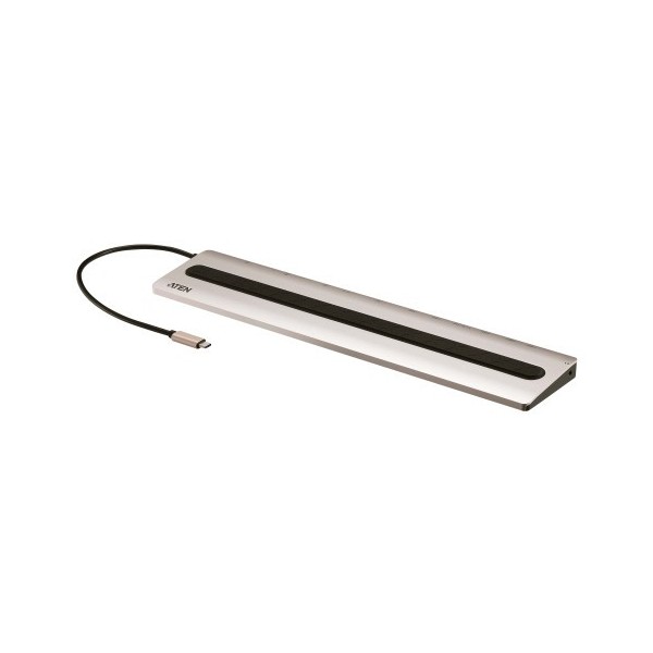 ATEN 1342786 UH3237-AT Aten UH3237-AT base para portátil y replicador de puertos Alámbrico USB 3.2 Gen 1 (3.1 Gen 1) Type-C Negr