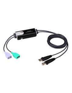 ATEN 1342785 CS62KM-AT Aten CS62KM-AT cable para video, teclado y ratón (kvm) Negro 1,8 m