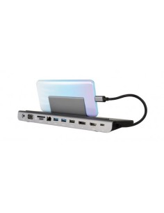 KRAMER 1338381 91-00015999 KRAMER KDOCK-4 USB-C HUB MULTIPORT ADAPTER 2 USB 3.0, 1USB 2.0, 1 ETHERNET, SD, UNBALANCED STEREO OUT