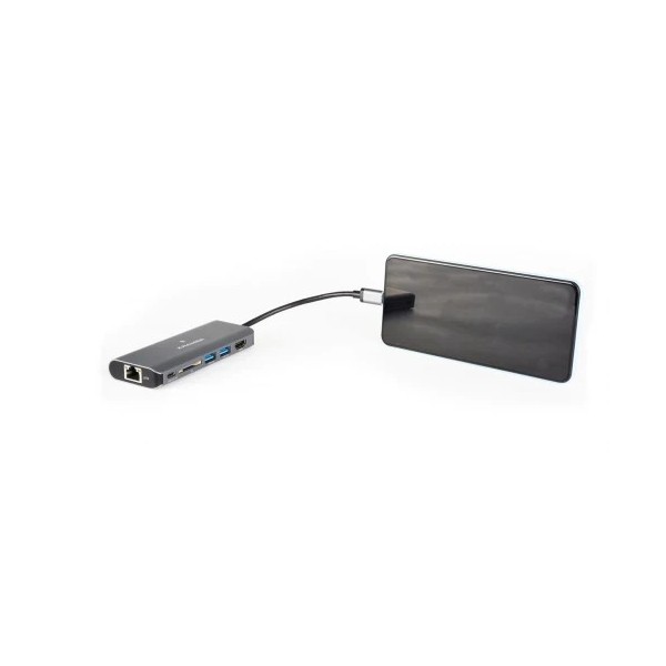 KRAMER 1338379 91-00015799 KRAMER KDOCK-2 USB-C HUB MULTIPORT ADAPTER 2 USB 3.0, 1 ETHERNET, SD 4K@30 HDMI OUTPUT (91-00015799)