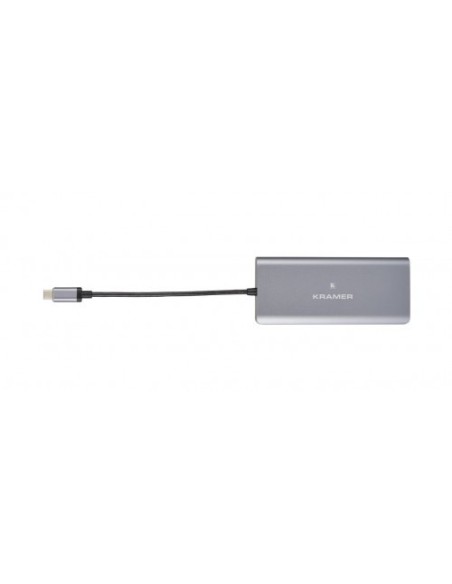 KRAMER 1338379 91-00015799 KRAMER KDOCK-2 USB-C HUB MULTIPORT ADAPTER 2 USB 3.0, 1 ETHERNET, SD 4K@30 HDMI OUTPUT (91-00015799)