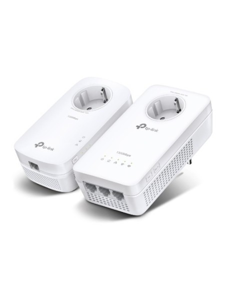 TP-LINK 1336384 TL-WPA8631P KIT TP-LINK KIT EXTENSOR WIFI AC POWERLINE AV1300 CON TOMA DE CORRIENTE ADICIONAL.
