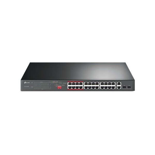 TP-LINK 1335473 TL-SL1226P TP-LINK TL-SL1226P No administrado Fast Ethernet (10/100) Gris 1U Energía sobre Ethernet (PoE)