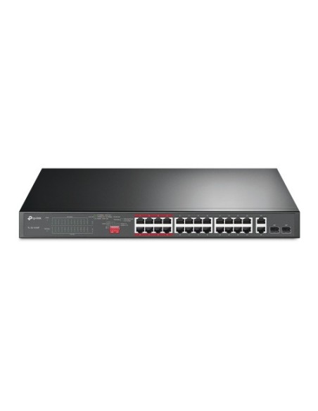 TP-LINK 1335473 TL-SL1226P TP-LINK TL-SL1226P No administrado Fast Ethernet (10/100) Gris 1U Energía sobre Ethernet (PoE)