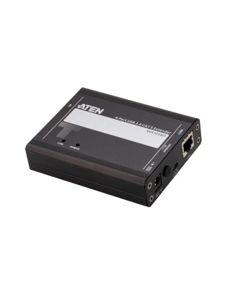 ATEN 1335339 UCE32100-AT-G ATEN Extensor USB 2.0 por Cat 5 con hub de cuatro puertos (hasta 100 m)