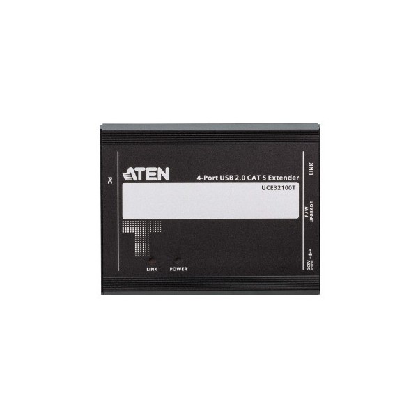 ATEN 1335339 UCE32100-AT-G ATEN Extensor USB 2.0 por Cat 5 con hub de cuatro puertos (hasta 100 m)