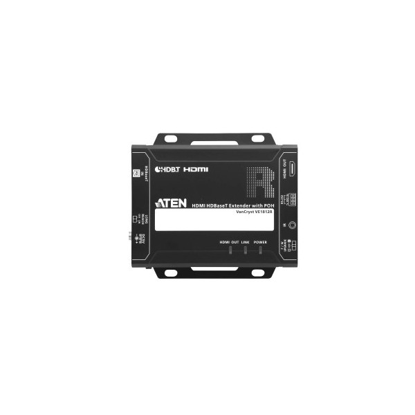ATEN 1335300 VE1812R-AT-G ATEN RECEPTOR HDMI 4K SOBRE HDBASET CON POH (4K A 100 M) (HDBASET CLASS A) (VE1812R-AT-G)
