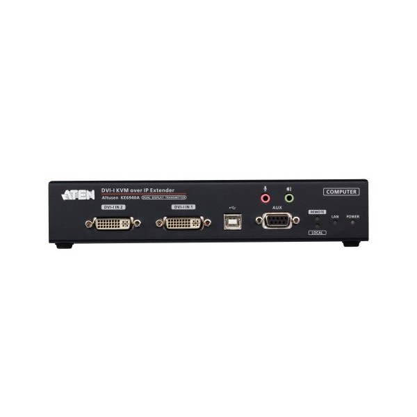 ATEN 1335277 KE6940AT-AX-G ATEN Transmisor KVM por IP DVI-I dual display USB