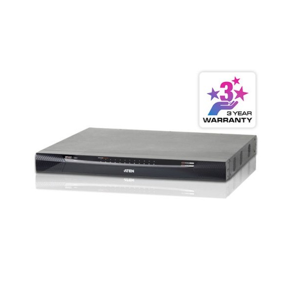 ATEN 1335268 KN4124VA-AX-G Aten KN4124VA-AX-G interruptor KVM Montaje en rack Negro, Gris