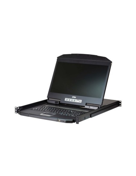 ATEN 1335259 CL3116NX-ATA-SG Aten CL3116 consola de rack 47 cm (18.5") 1366 x 768 Pixeles Metal, De plástico Negro 1U