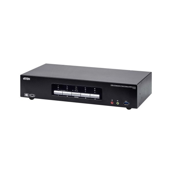 ATEN 1335257 CS1964-AT-G ATEN Switch KVMP™ DisplayPort 4K triple display USB 3.0 de 4 puertos