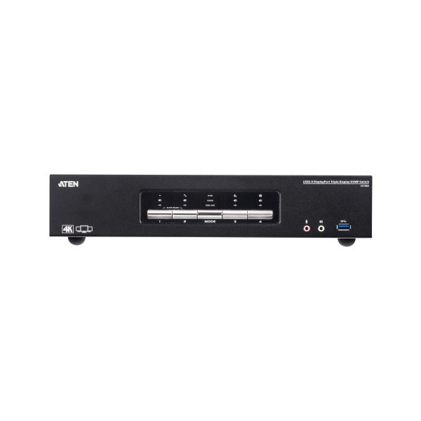 ATEN 1335257 CS1964-AT-G ATEN Switch KVMP™ DisplayPort 4K triple display USB 3.0 de 4 puertos