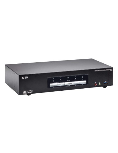 ATEN 1335257 CS1964-AT-G ATEN Switch KVMP™ DisplayPort 4K triple display USB 3.0 de 4 puertos