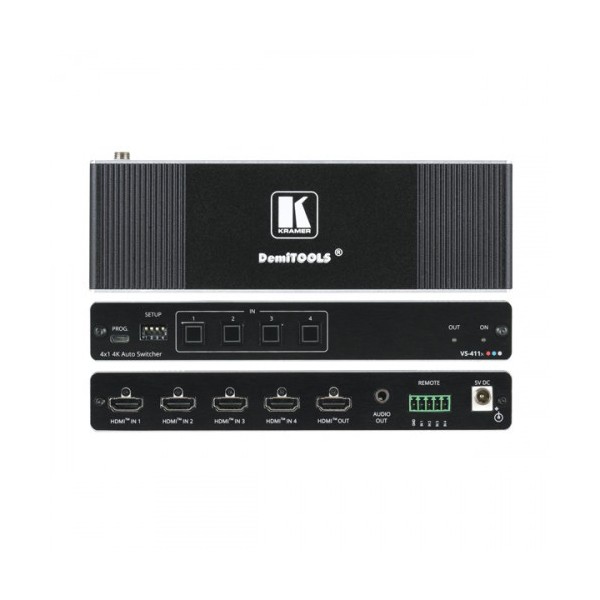 KRAMER 1335124 20-80548090 KRAMER SELECTOR VS-411X AUTOMÁTICO 4K HDR HDMI 4X1