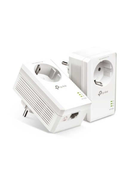 TP-LINK 1333184 TL-PA7017P KIT TP-LINK AV1000 PASSTHROUGH POWERLINE KIT, BROADCOM, 1 GIGABIT PORT, 1000MBPS POWERLINE, HOMEPLUG 