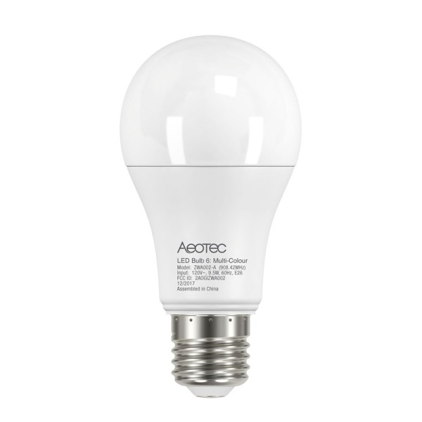 Aeotec-AEOTEC-004-ZWA001-Bombilla LED Aeotec Bulb 6 Multi-Blanco (E27)