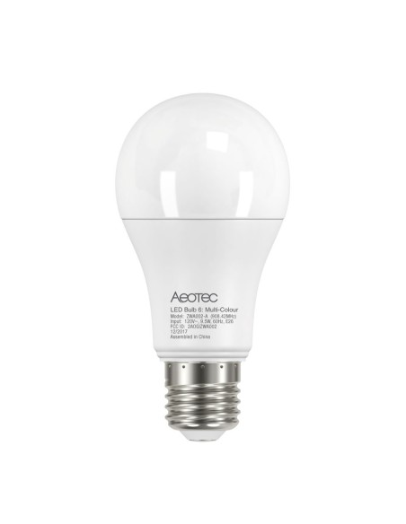 Aeotec-AEOTEC-004-ZWA001-Bombilla LED Aeotec Bulb 6 Multi-Blanco (E27)