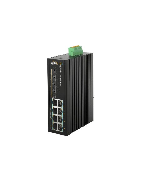 Wi-Tek-WITEK-0115-SP3012FM-L2 V2-Switch PoE gestionable L2 de 8 PoE+ Gigabit + 4 SFP 2,5G