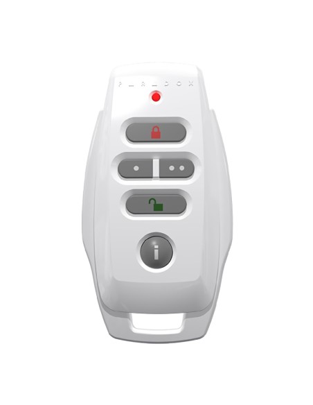 PARADOX-REM25-WHITE-Mando 6 canales color blanco. Bidireccional. No compatible con la SP4000