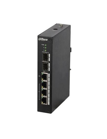 Dahua-PFS3206-4P-96-switch Alcance de Temp POE 3 Portas 10/100 + 1 Porta Gigabit + 2SFP 96W NO_Gestionable Layer2
