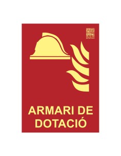 IMPLASER-EX215L-A4-CAT-Senyal armari de dotació en català Classe A 29,7x21cm