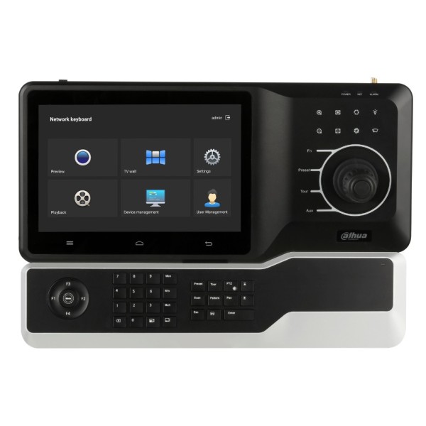 Acquistare DAHUA NKB5200-F joystick con schermo touch 10.1" IP RS485 USB 1xHDMI controllo PTZ 12Vdc + estensione tastiera