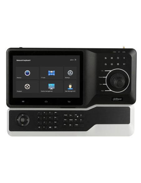 Dahua-NKB5200-F-Joystick con Pantalla Touch 10.1" IP RS485 USB 1xHDMI control PTZ 12Vdc + Extension Teclado