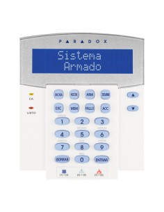 Paradox-K641r + -CD LCD com saída PGM e leitor de proximidade