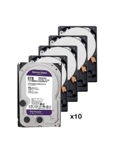 WESTERN DIGITAL-WESTERN-13-PACK_10_WD64PURZ-Pack de 10 discos duros de 6 Tb ( 6144 Gb ) Western Digital