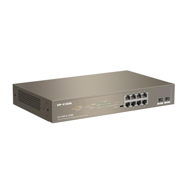 IPCOM-IPCOM-18-G1110P-8-150W-switch 8 portas Poe + 2 portas SFP Gigabit não-manejável garra l2