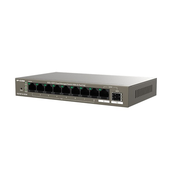 IPCOM-IPCOM-83-G2210P-8-102W-switch 9 portas - 8 PoE + 1 Porta SFP Gigabit Managerly na nuvem