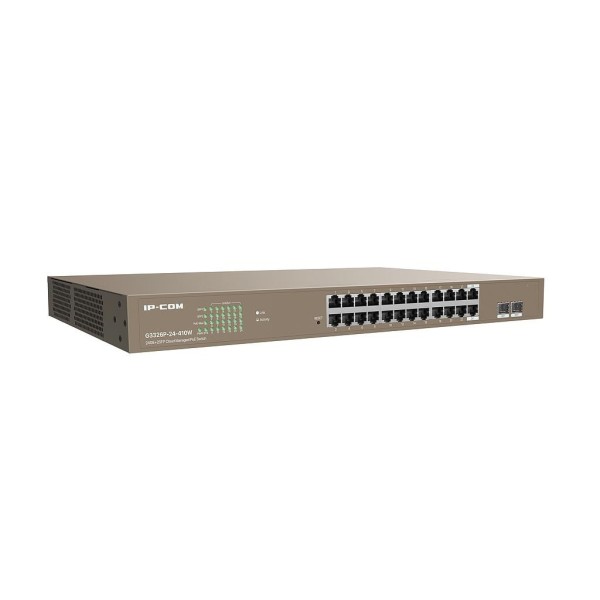 IPCOM-IPCOM-22-G3326P-24-410W-switch Smart 24 PoE Gigabit + 2 portas Gerenciamento de SFP Acesso à nuvem L2 IP-COM