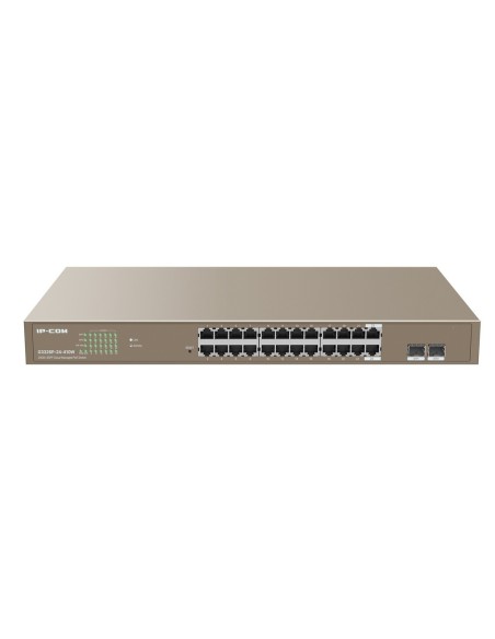IPCOM-IPCOM-22-G3326P-24-410W-Switch inteligente 24 PoE Gigabit + 2 puertos SFP Gestionable Acceso a nube L2 IP-COM