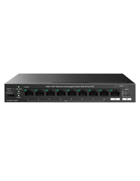 IPCOM-IPCOM-120-G1110PF-8-120W-Switch no gestionable 9 Gigabit 8 puertos PoE + 1SFP 120W