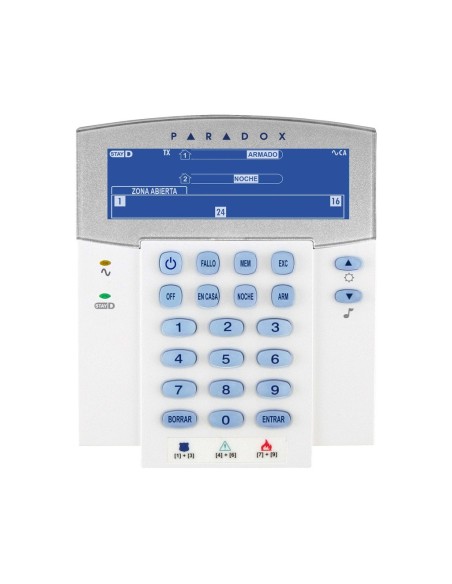 Paradox-Paradoxo-122-K35-teclado Paradoxo LCD com ícones com fio K35