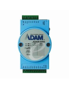 Acquistare OEM ADAM-6060 CASMAR. Modulo TCP/IP con 6 ingressi e 6 uscite. Resistenza dei contatti 120Vac/05A 30Vdc/1A