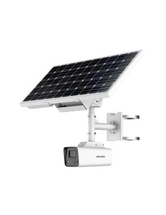 Acheter HIKVISION PRO DS-2XS2T47G1-LDH4G-4 HIKPRO. Kit caméra bullet IP 4 Mpx avec panneau solaire, lumière blanche 30 m, optiqu