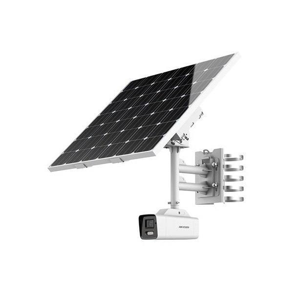 Acquistare HIKVISION SOLUTIONS DS-2XS6A46G1PIZS-832 HIKSOL. Kit telecamera bullet IP 4 Mpx LPR con pannello solare da 80 W e bat