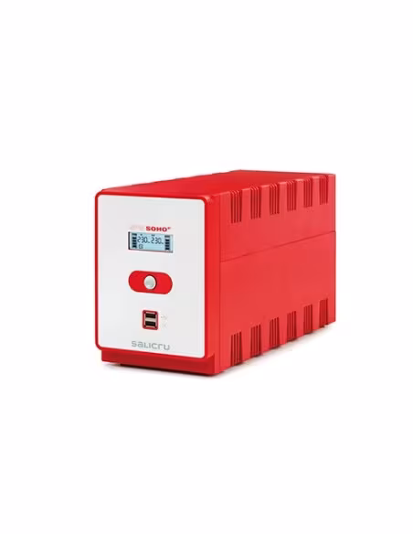 Comprar SALICRU SPS2200-SOHO+ SALICRU. SAI 2200VA / 1200W. 2x Baterias 12V/9Ah incl. Protec. eléctricas. 2x Salida Schuko. Consu