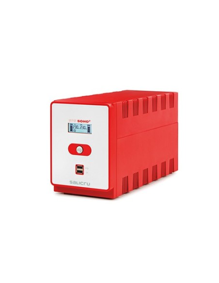 Acquista SALICRU SPS2200-SOHO+ SALICRU. UPS 2200VA / 1200W. 2 batterie 12V/9Ah incluse. Protezioni elettriche. 2 uscite Schuko. 