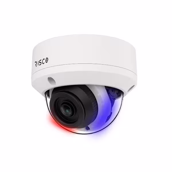 Acquistare RISCO RVCM32A330RA RISCO. Telecamera Vupoint IA mini-dome IP 5Mpx con ottica fissa 2.8mm, IR + luce bianca 25 m, WDR,