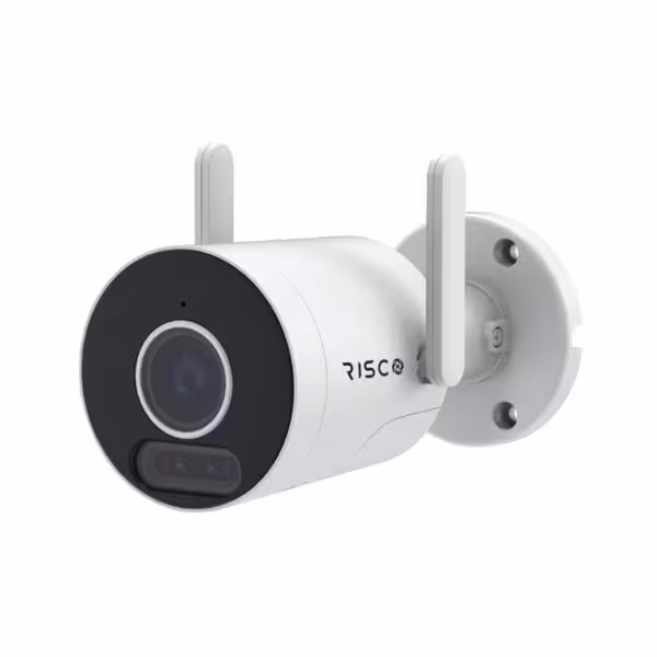 Acquistare RISCO RVCM51W320RA RISCO. Telecamera Vupoint IA bullet IP 4Mpx con ottica fissa 2.8mm, IR 25 m, DWDR, SD, microfono e