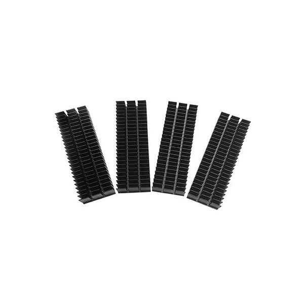 QNAP-1327159-HS-M2SSD-04-QNAP HS-M2SSD-04 PC Fan Solid Status Unidade Thermal HeatSink Silver