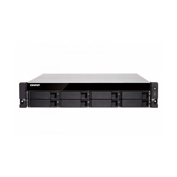 QNAP-949187-TS-877XU-RP-2600-8G-QNAP TS-877XU-RP NAS Bastidor (2U) Ethernet Negro 2600