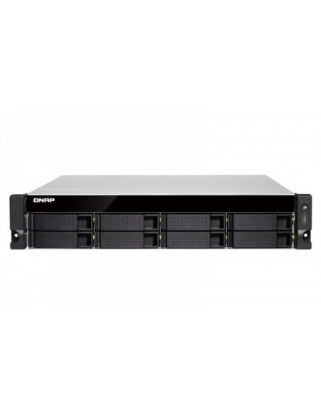 QNAP-949187-TS-877XU-RP-2600-8G-QNAP TS-877XU-RP NAS Bastidor (2U) Ethernet Negro 2600