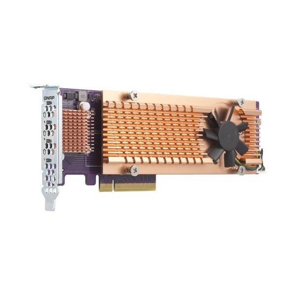 QNAP-934567-QM2-4P-384-QNAP QM2-4P-384 cartão e adaptador interface PCIE interno