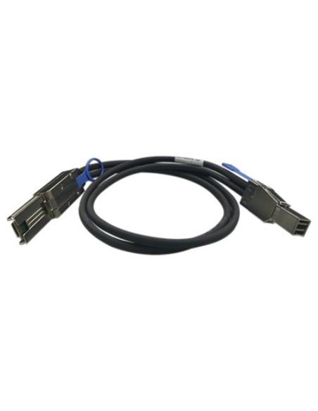 QNAP-865477-CAB-SAS30M-8644-8088-QNAP CAB-SAS30M-8644-8088 cable Serial Attached SCSI (SAS) 1 m Negro