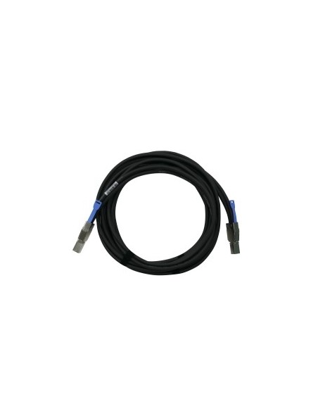 QNAP-865434-CAB-SAS30M-8644-QNAP CAB-SAS30M-8644 Cabo serial SCSI (SAS) 3 M Preto