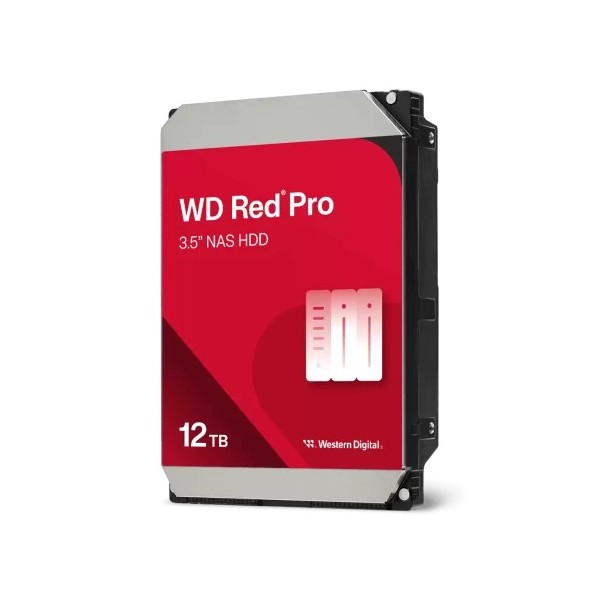QNAP-1402997-7211312T-7050000-000-RS-QNAP WD, HDD, Red Pro, SATA III, 3,5 polegadas, 12TB, WD122KFBX